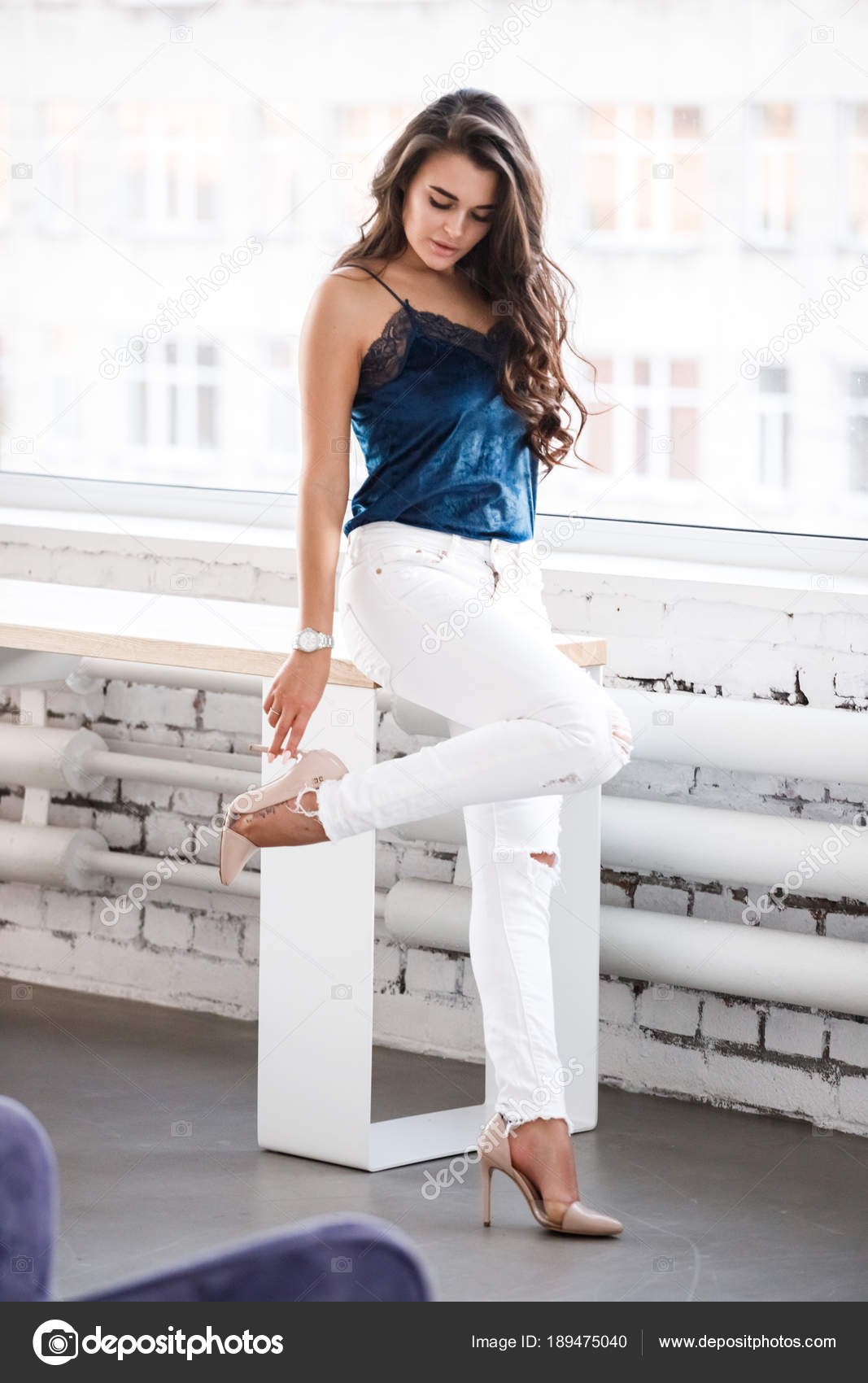 Hot white sale pants