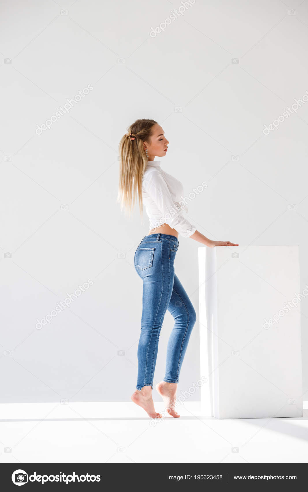 blue shirt with jeans for girl