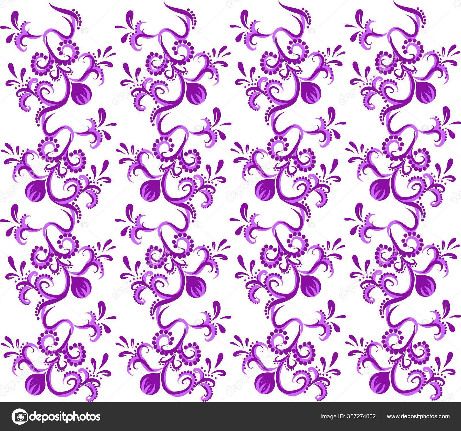 无缝图案白色背景上的紫色线条适用于瓷砖纺织品度假包装壁纸等行业 图库矢量图像 C Shanat