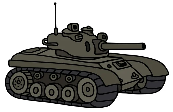 Grappige tank cartoon — Stockvector