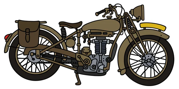 Vintage sand motorcycle — ストックベクタ