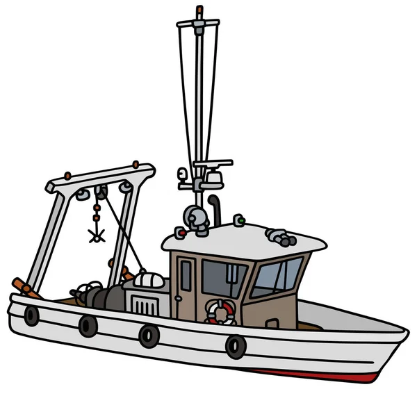 Kleine vissersboot — Stockvector