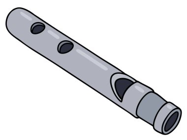 Küçük metal düdük