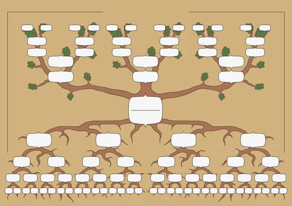 家庭树 — 图库矢量图片