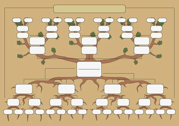 L'arbre généalogique — Image vectorielle
