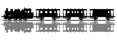 vintage buhar tren