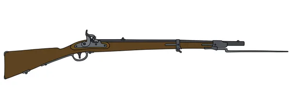 Fusil militaire historique — Image vectorielle