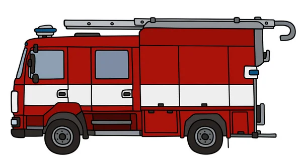 Caminhão de bombeiros vermelho —  Vetores de Stock