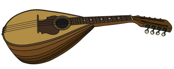 Gamla portugal mandolin — Stock vektor