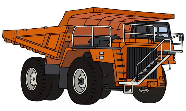 Camion à benne minière — Image vectorielle