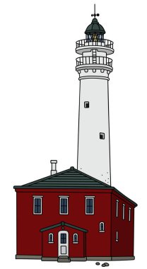 Eski taş deniz feneri