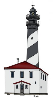 Eski taş deniz feneri