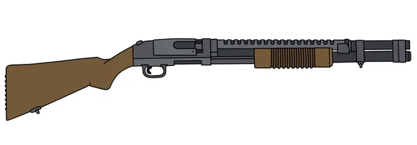 Espingarda bomba clássico —  Vetores de Stock