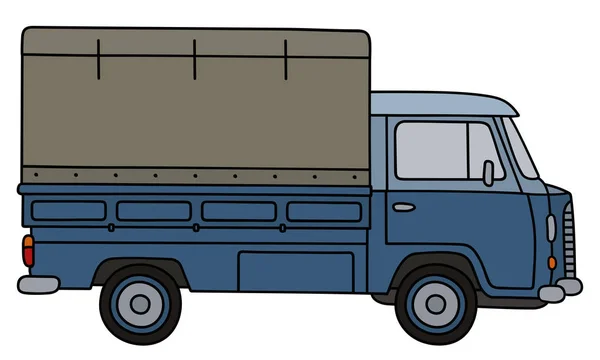 Retro kleine vrachtwagen — Stockvector