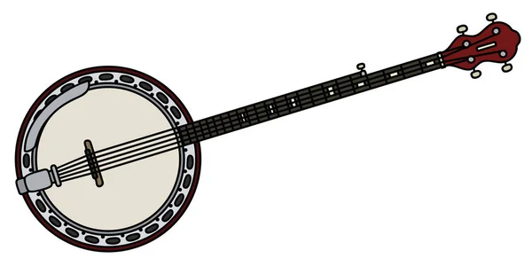 Banjo de cinco cuerdas — Vector de stock