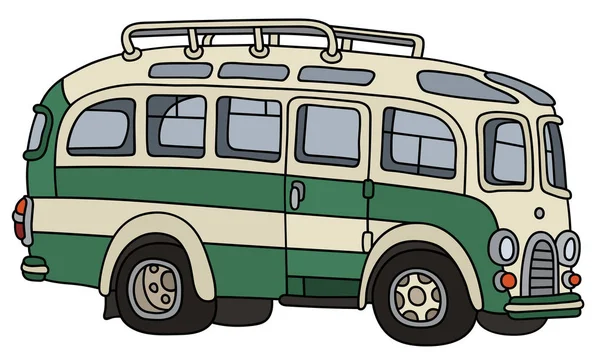 Funny old bus — Stock Vector