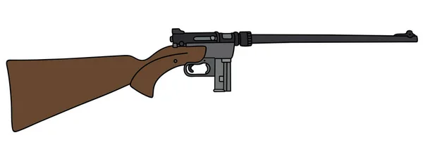 Small caliber rifle — Stock Vector