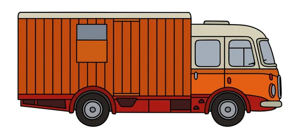 Vieux chariot mobile — Image vectorielle