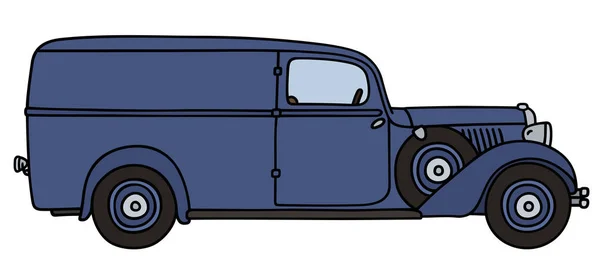 Винтажный автомобиль доставки — стоковый вектор