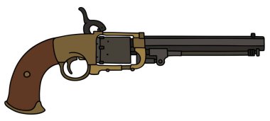 Vintage uzun Amerikan tabanca