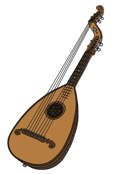 Historische snaarinstrument — Stockvector