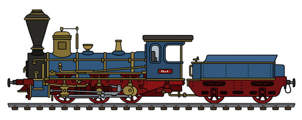 Винтажный паровоз
