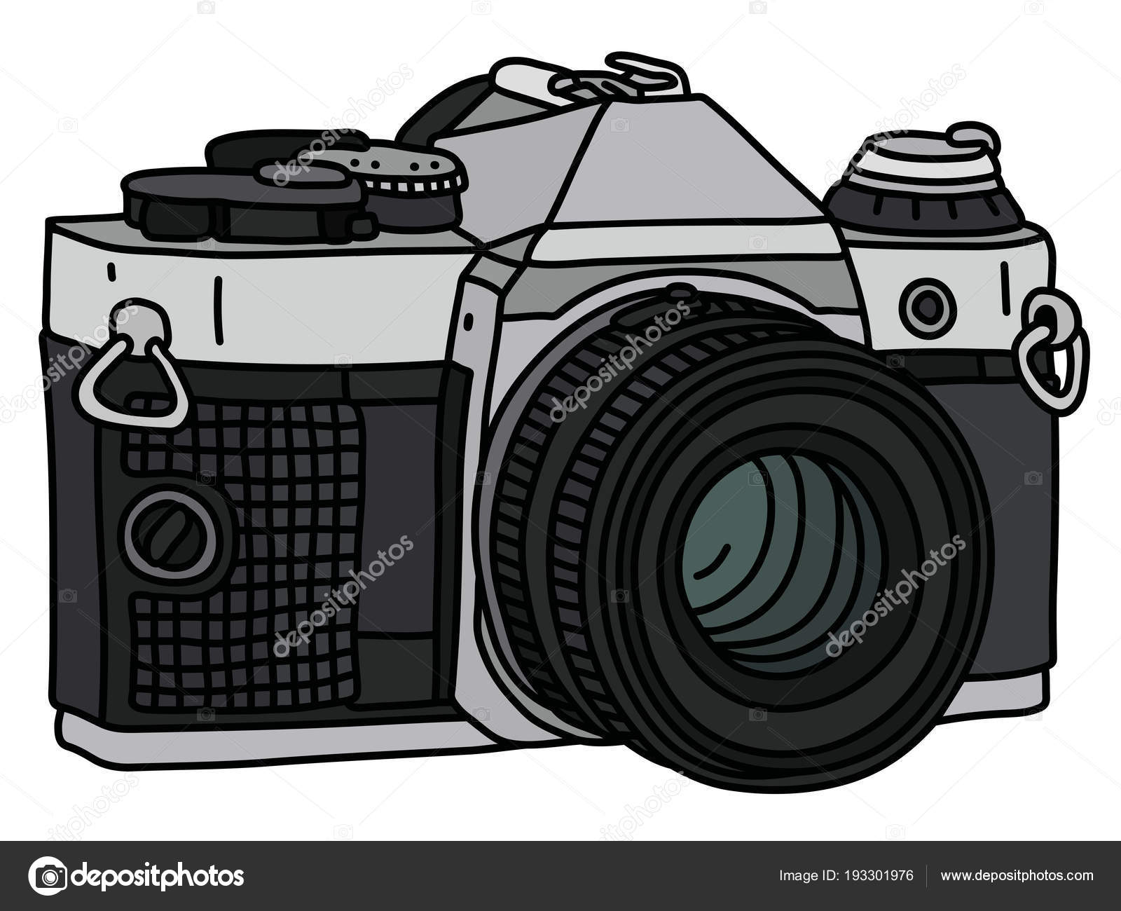 Imágenes: camaras fotograficas antiguas animadas | Cámara Fotográfica Retra — Vector de stock ...