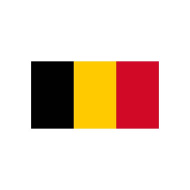 Belgium flag, simply vector illustration