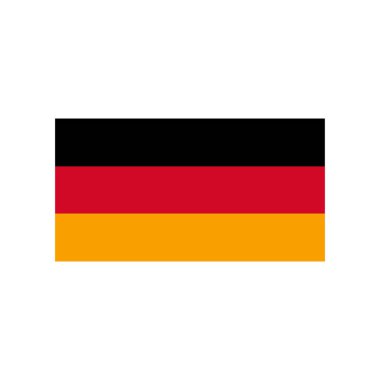 Germany national flag, simply vector illustration