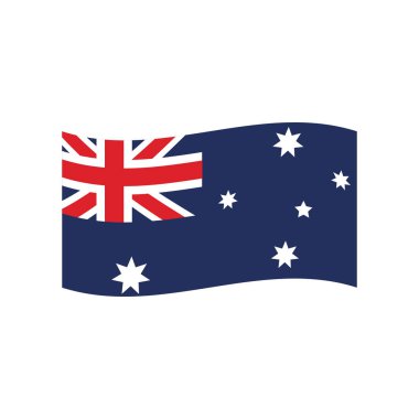 Flag of Australia, simply vector illustration