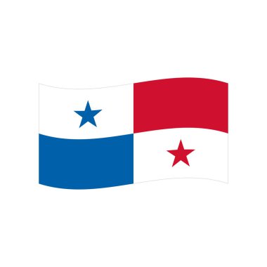 Panama bayrağı ile kare simgesi