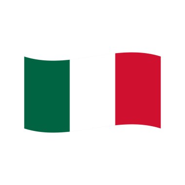 Italy flag, simply vector illustration
