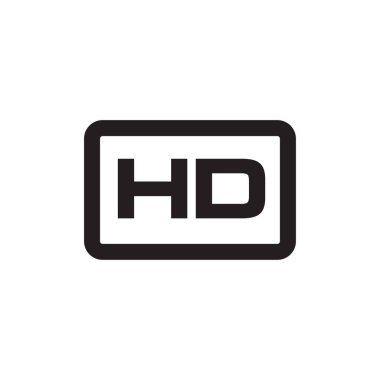 TV ekran ayarı simgesi, basitçe vektör illüstrasyonu  