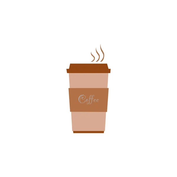 Kaffee Symbol Einfach Vektor Illustration — Stockvektor