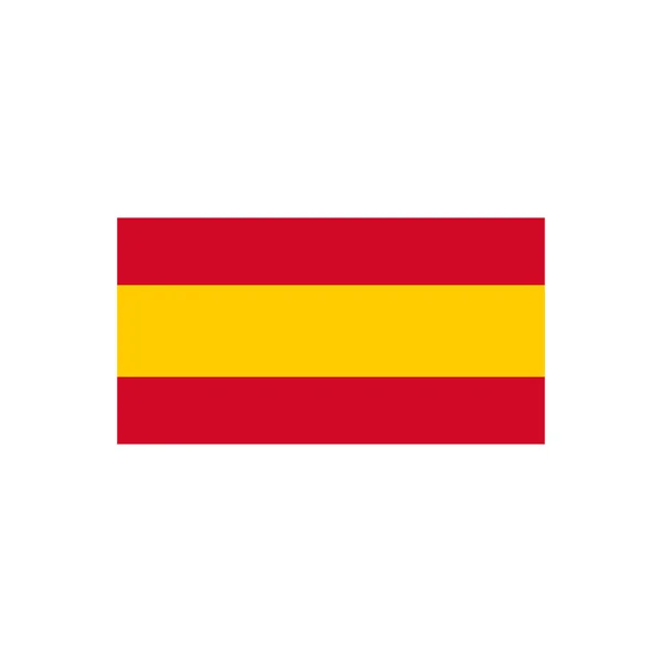 España Bandera Vector Simplemente Vector Ilustración — Vector de stock