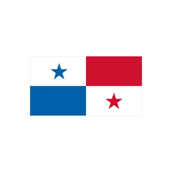 Square Icon Flag Panama — Stock Vector