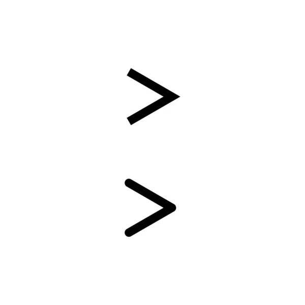Pfeile Symbole Einfach Vektorillustration — Stockvektor
