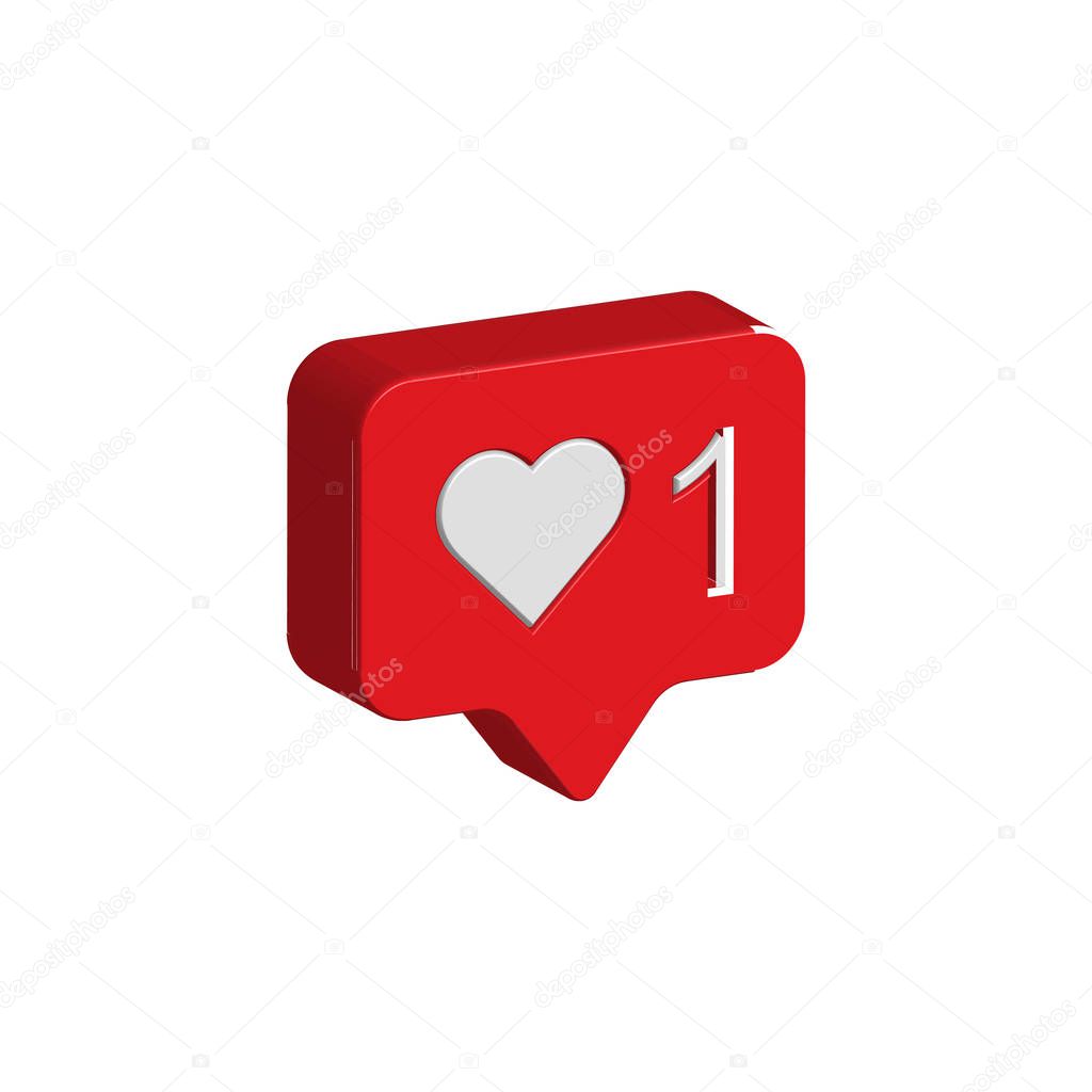 new like icon, simply vector illustration  