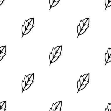 El çizimi, kağıt, parmak izi ve kumaşlar için kusursuz vektör deseni oluşturur..