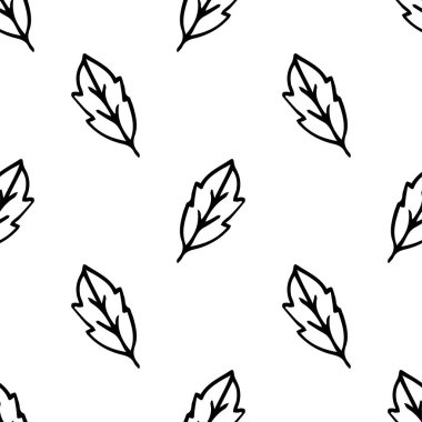 El çizimi, kağıt, parmak izi ve kumaşlar için kusursuz vektör deseni oluşturur..