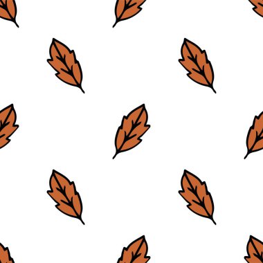 El çizimi, kağıt, parmak izi ve kumaşlar için kusursuz vektör deseni oluşturur..