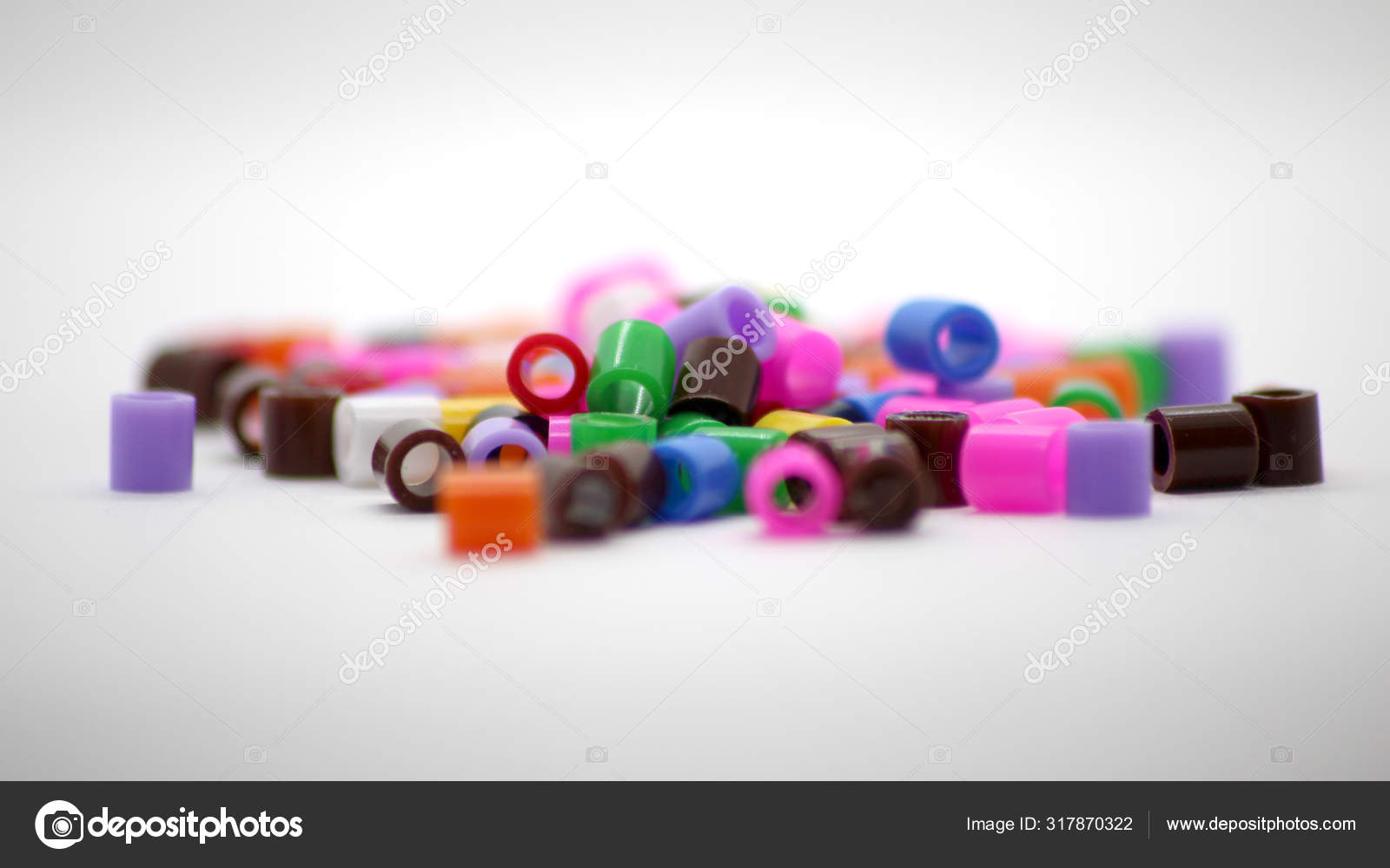 Colorful Hobby Craft Pearls Kids Toys Stock Photo 1366663055