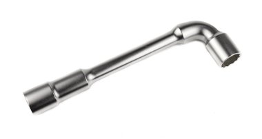 Bir İngiliz anahtarı kap kıvrımlı köşe ayarla