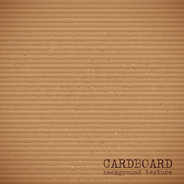 Gerçekçi karton arka plan dokusu. Soyut vektör illüstrasyon tasarım ögesi
