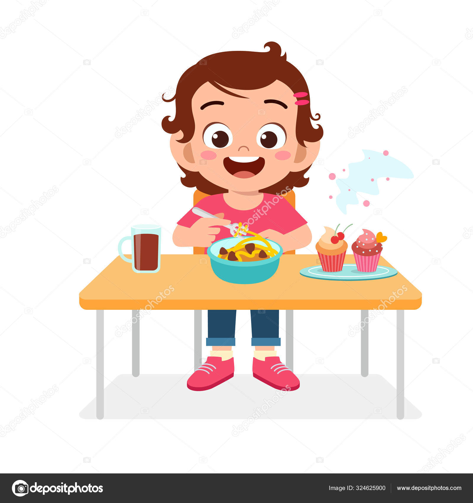 Girl Eating Food, Lovely, Girl, King Of Big Stomach PNG Transparent Clipart Image and PSD File ...