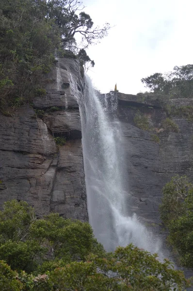 Liebhaber Wasserfälle Bei Nuara Aliya Sri Lanka — Stockfoto