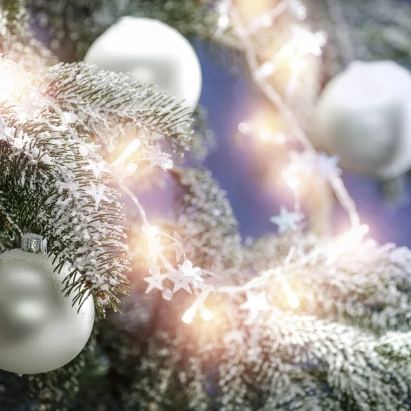 Fundo Natal Com Espaço Brilhante Cintilante Para Produtos Publicitários Decorações — Fotografia de Stock