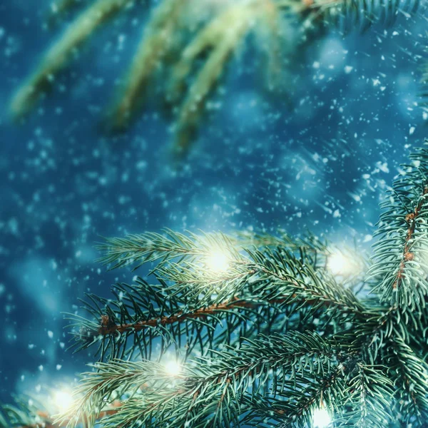 Kerst Achtergrond Met Glinsterende Glanzende Ruimte Voor Reclame Producten Decoraties — Stockfoto