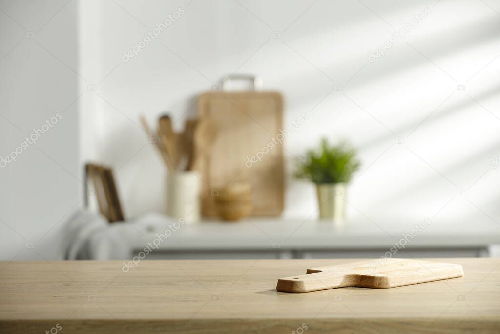 Table background and kitchen space