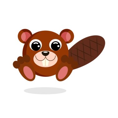 Kunduz vektör çizimi. Düz tasarım